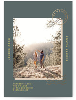 National Forest Foil-Pressed Wedding Invitations