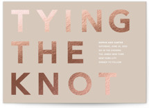 Bolden Foil-Pressed Wedding Invitations