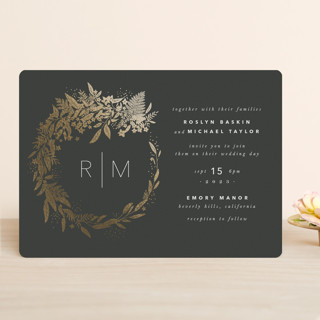 Gather Foil-Pressed Wedding Invitations