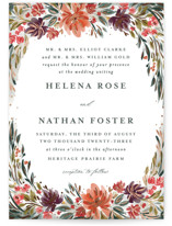 swag Foil-Pressed Wedding Invitations
