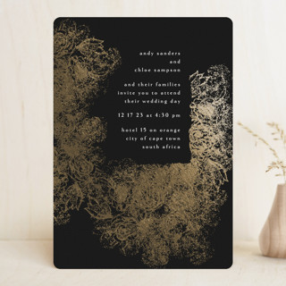 fairytale dust Foil-Pressed Wedding Invitations