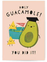 Holy Guacamole Individual Graduation Greeting Cards