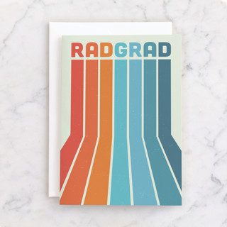 rad grad Individual Graduation Greeting Cards