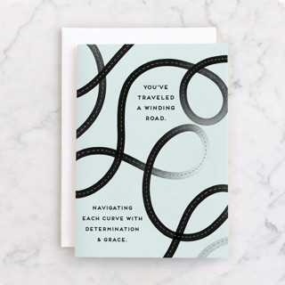 Winding Road Individual Graduation Greeting Cards