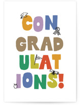 Lively Letters Individual Graduation Greeting Cards