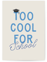 Too Cool Individual Graduation Greeting Cards