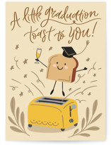 Pop the Toast! Individual Graduation Greeting Cards