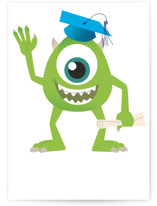 Disney and Pixar's University Individual Graduation Greeting Cards