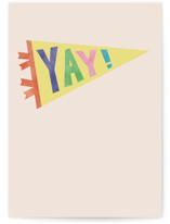 Yay Flag Individual Graduation Greeting Cards
