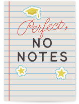No Notes Individual Graduation Greeting Cards