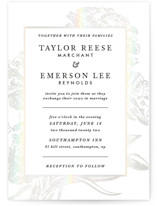 Gilded Bloom Gloss-Press® Wedding Invitations