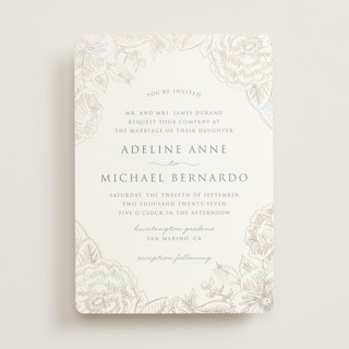 Au Jardin Gloss-Press® Wedding Invitations