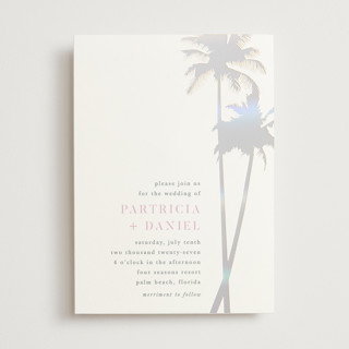 Sunset by the Sea Gloss-Press® Wedding Invitations