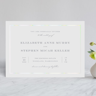 Debonair Gloss-Press® Wedding Invitations