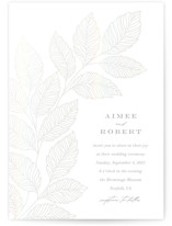 Flourishing Leaves Gloss-Press® Wedding Invitations