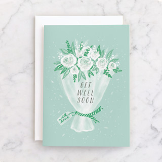 Get well soon bouquet Individual Get Well Greeting Cards