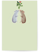 Cute Mice Individual Holiday Greeting Cards