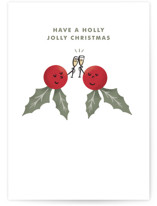 Holly Jolly Cheer Individual Holiday Greeting Cards