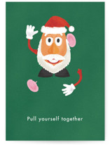 Festive Potato Individual Holiday Greeting Cards