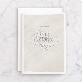 Long Distance Hug Individual Just Because Greeting Cards