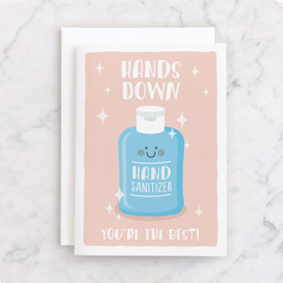 Hands Down Individual Just Because Greeting Cards