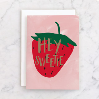 Sweetie Strawberry Individual Just Because Greeting Cards
