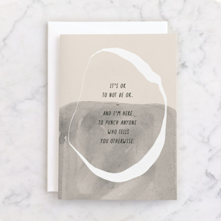 It's Ok Individual Just Because Greeting Cards