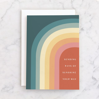 sending rays of sunshine Individual Just Because Greeting Cards