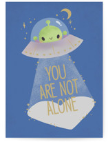 You are not alone Individual Just Because Greeting Cards