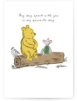 Disney's Winnie the Pooh Favorite Day Individual Just Because Greeting Cards