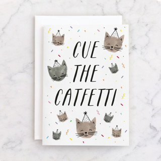 Catfetti Individual Kid's Birthday Greeting Cards