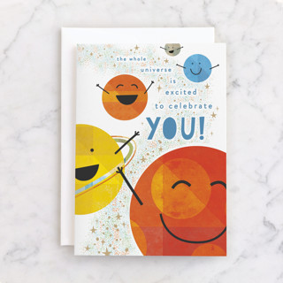 The Whole Universe Individual Kid's Birthday Greeting Cards