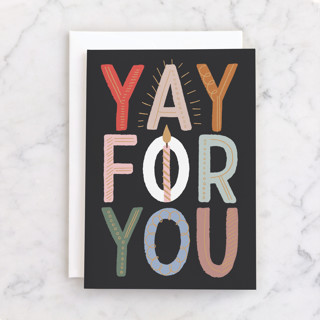 Yay For You! Individual Kid's Birthday Greeting Cards