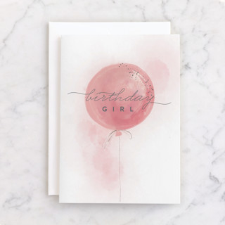 Sweet balloon Individual Kid's Birthday Greeting Cards