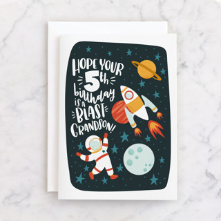 Hope Your Birthday is a BLAST Individual Kid's Birthday Greeting Cards