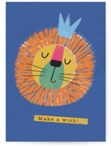 Lion Individual Kid's Birthday Greeting Cards