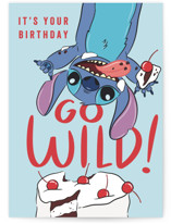 Disney's Go Wild Individual Kid's Birthday Greeting Cards