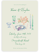 tablescape drawing