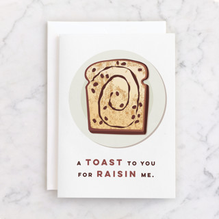 Raisin Toast Individual Mother's Day Greeting Cards