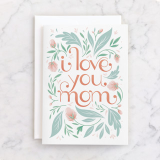 Love You Mom Individual Mother's Day Greeting Cards