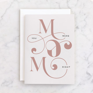 you were right Individual Mother's Day Greeting Cards