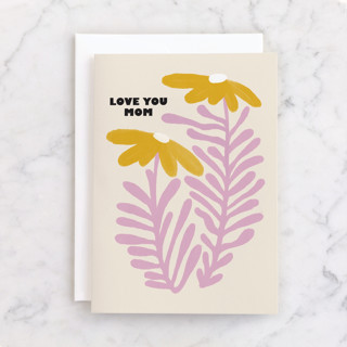 Psychedelic Fleurs Individual Mother's Day Greeting Cards