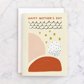 Abstract Shapes for Mom Individual Mother's Day Greeting Cards