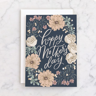 Mother's Day Floral Wreath Individual Mother's Day Greeting Cards