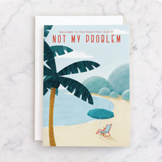Isle Of Not My Problem Individual Mother's Day Greeting Cards