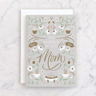 You Deserve it All Individual Mother's Day Greeting Cards