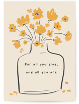 Bouquet 4 Mom Individual Mother's Day Greeting Cards