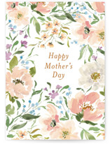 Blushing Botanical Individual Mother's Day Greeting Cards