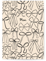 Tying Me Together - Coquette Bows Individual Mother's Day Greeting Cards