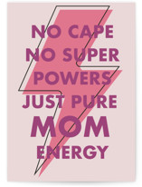 Dad energy Individual Mother's Day Greeting Cards